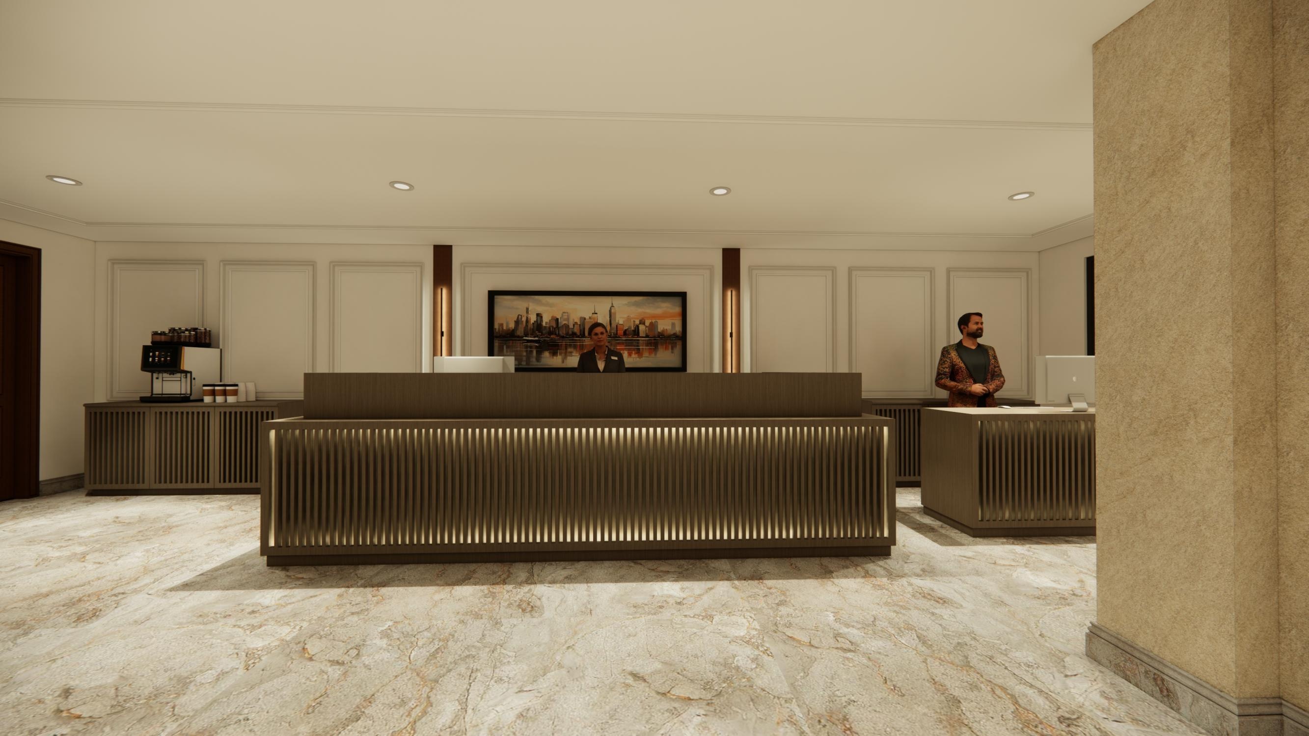 The Panchsheel Hotel 24-Hour Reception Desk